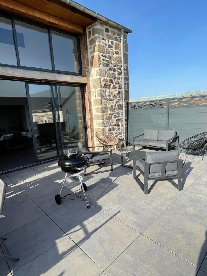 Villa Magnifique corps de ferme rénové avec Jacuzzi à Hillion Extérieur photo